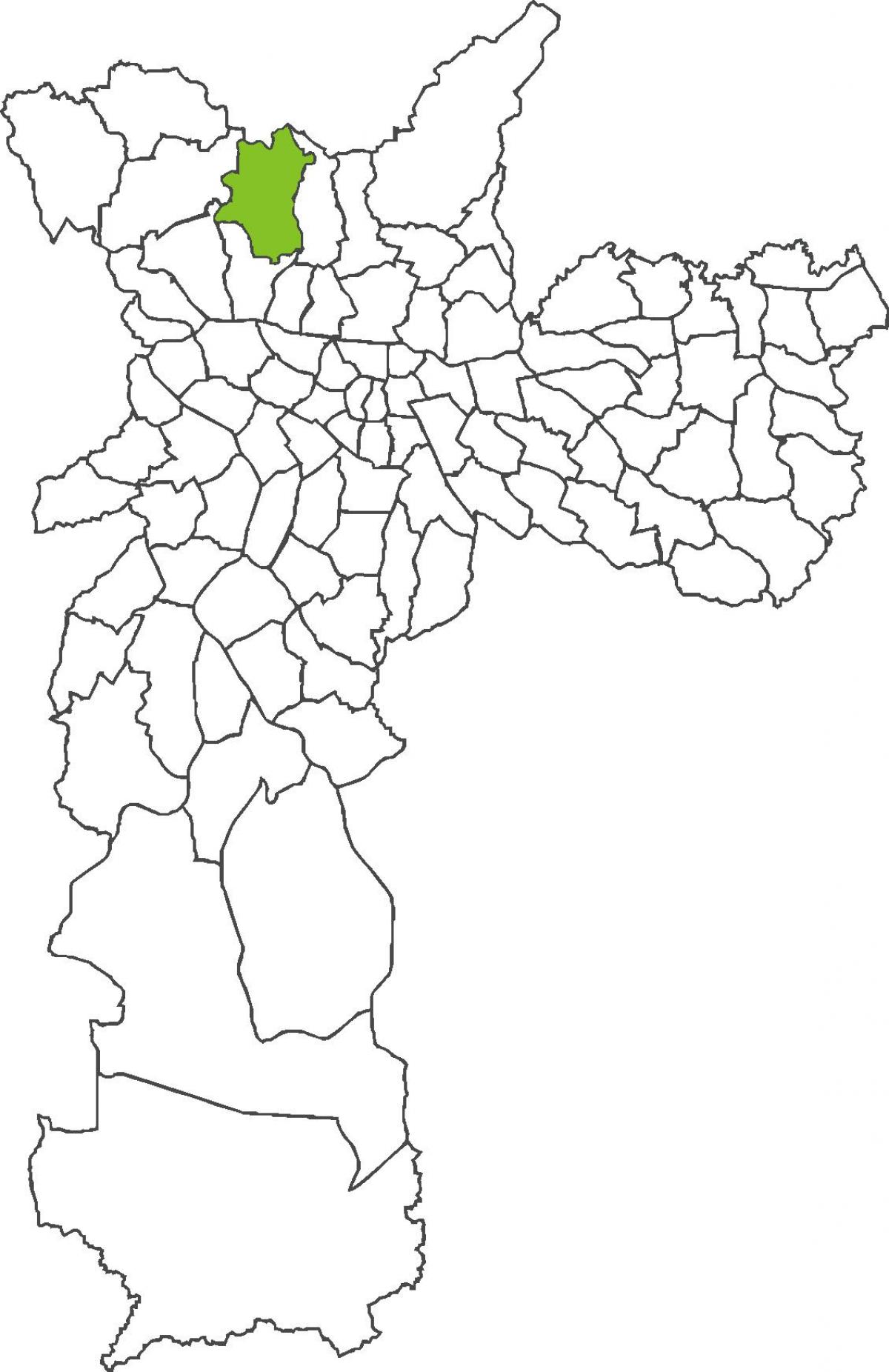 Mapa Brasilândia okres