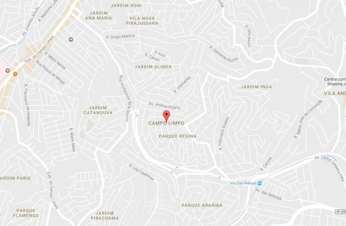 Mapa Campo Limpo São Paulo