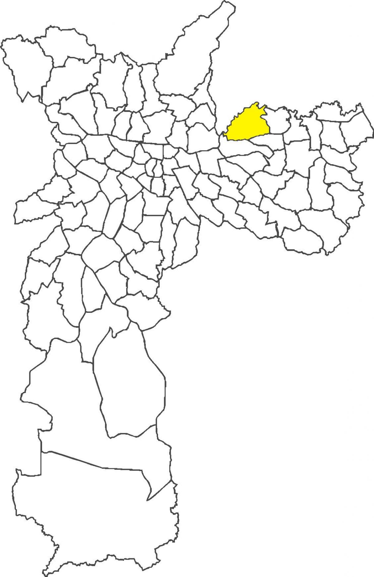 Mapa Cangaíba okres