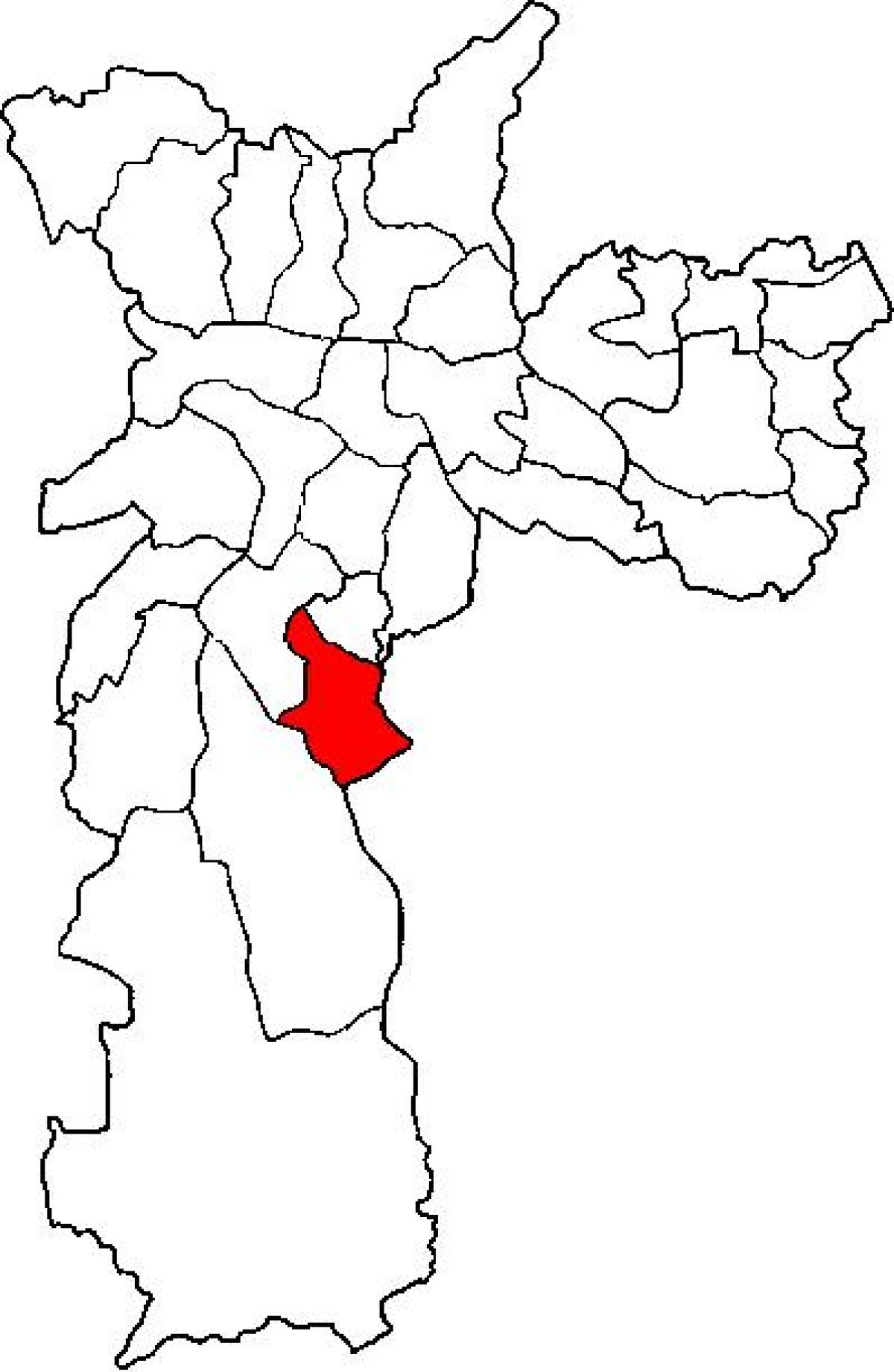 Mapa Cidade Ademar sub-prefektura São Paulo