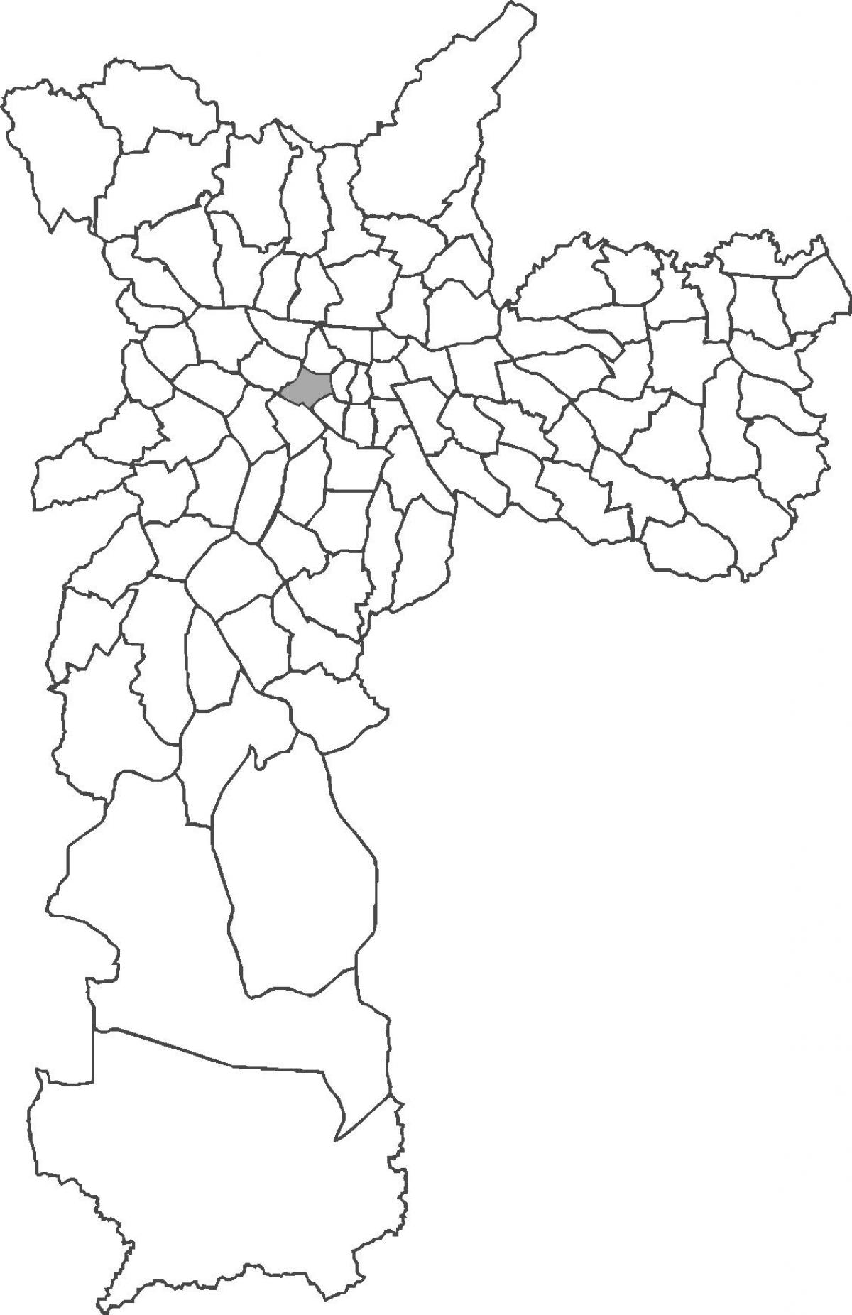 Mapa čtvrti Consolação