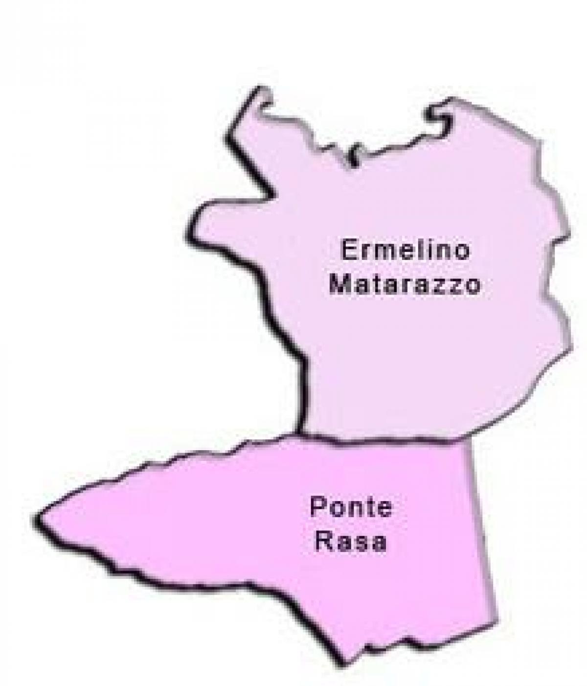 Mapa Ermelino Matarazzo sub-prefektura