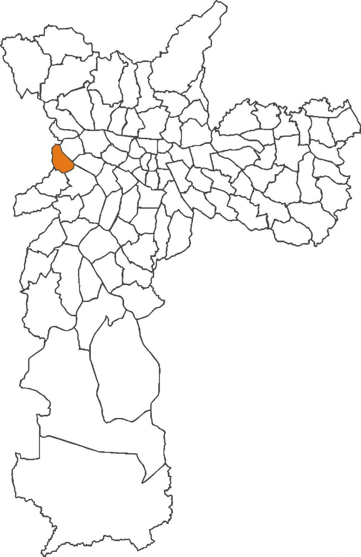 Mapa Jaguaré okres