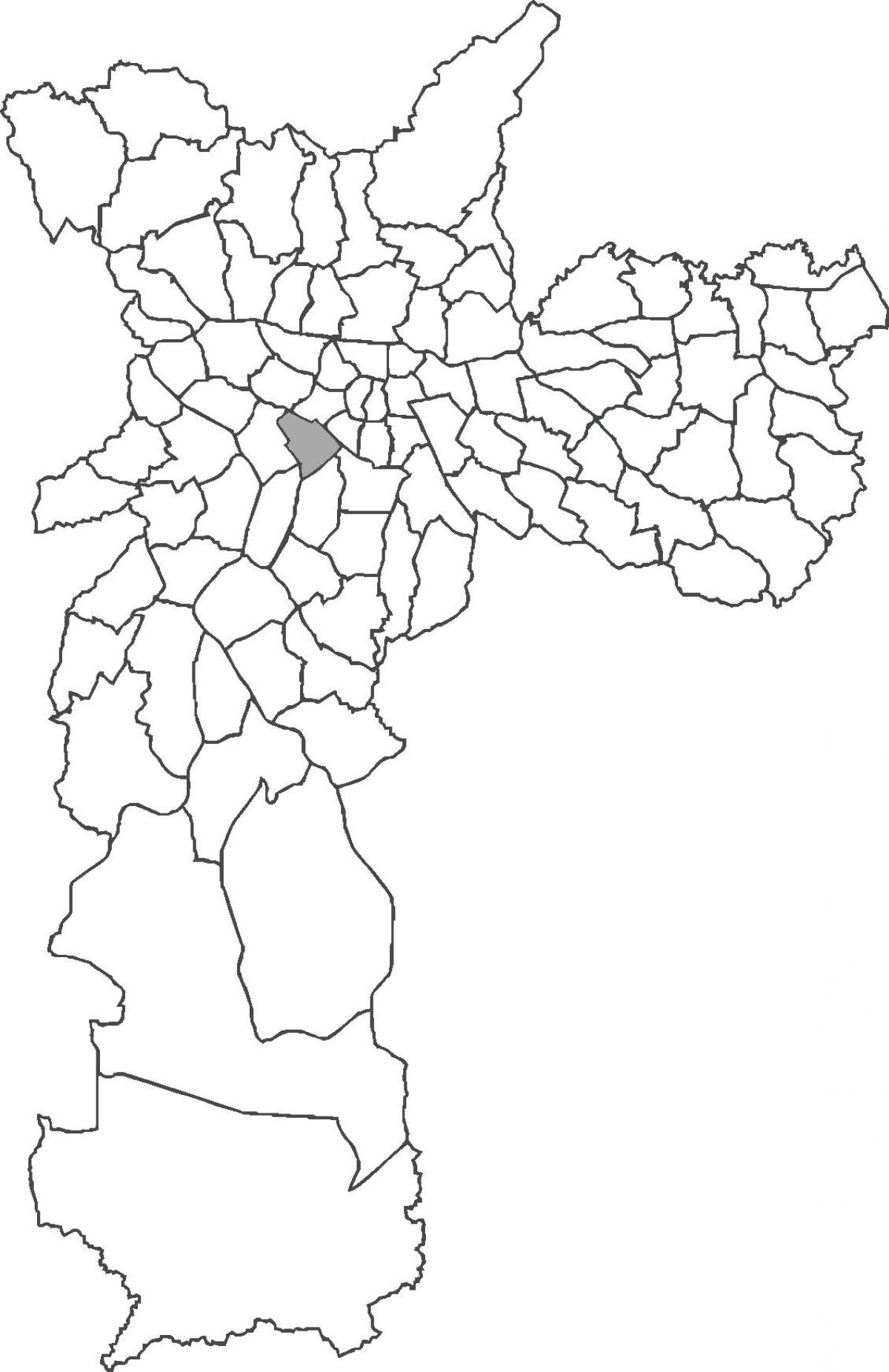 Mapa čtvrti Jardim Paulista