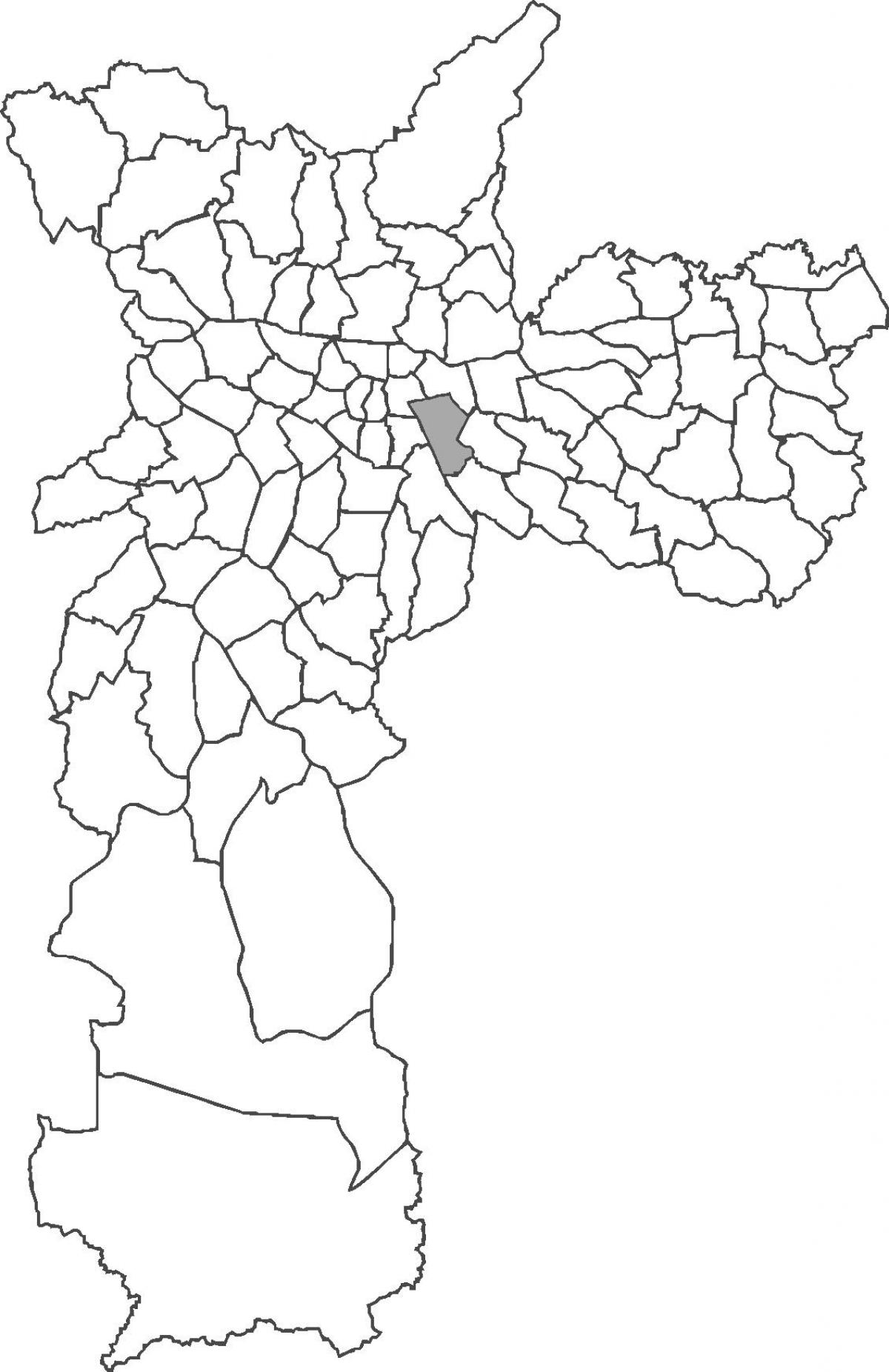 Mapa Mooca okres