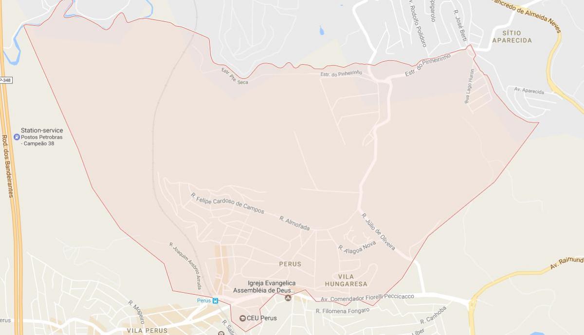 Mapa Peru São Paulo