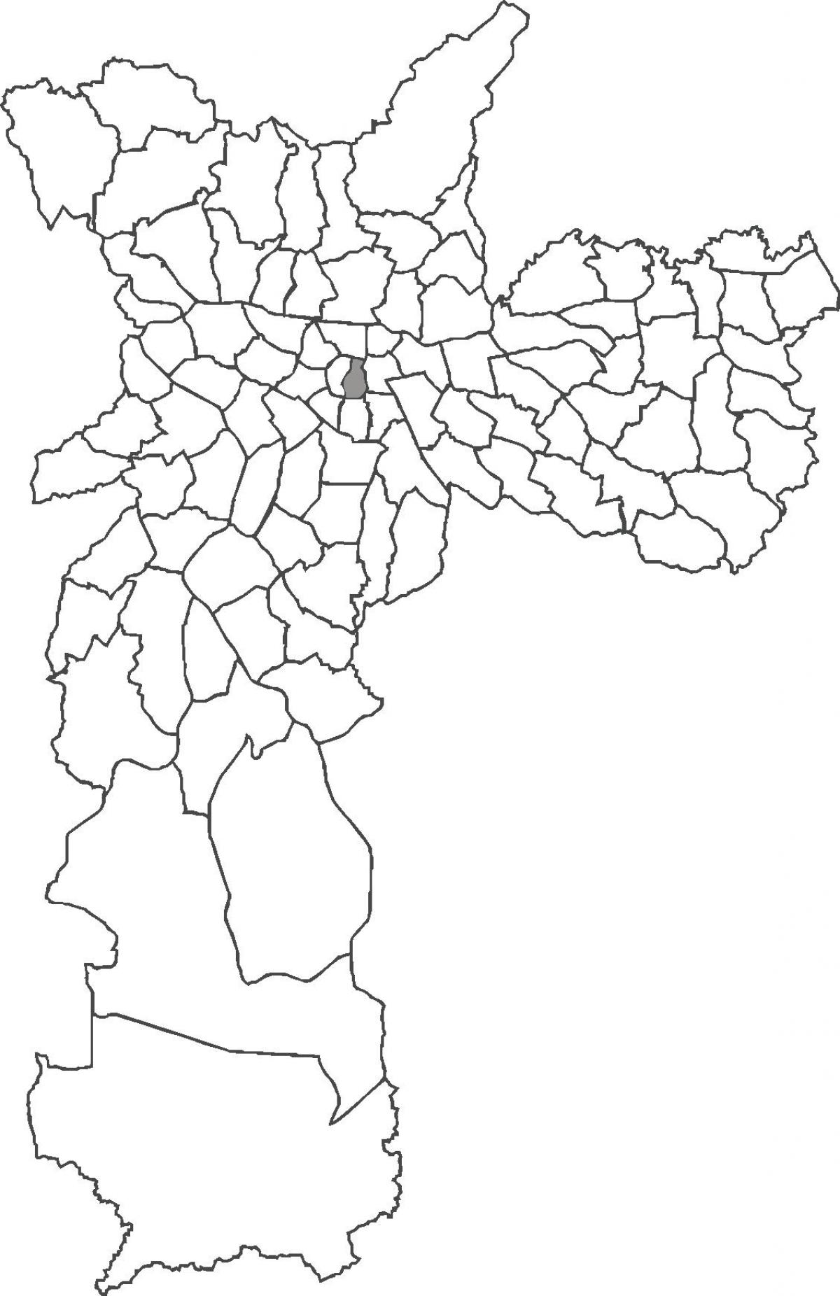 Mapa čtvrti Sé