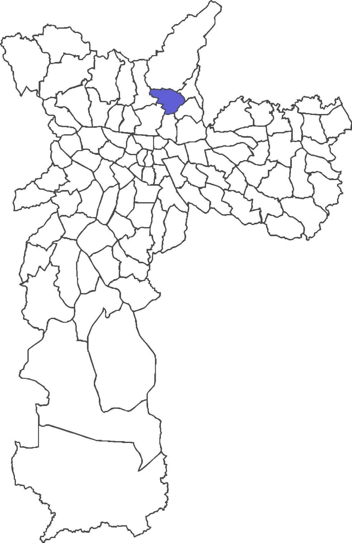 Mapa Tucuruvi okres