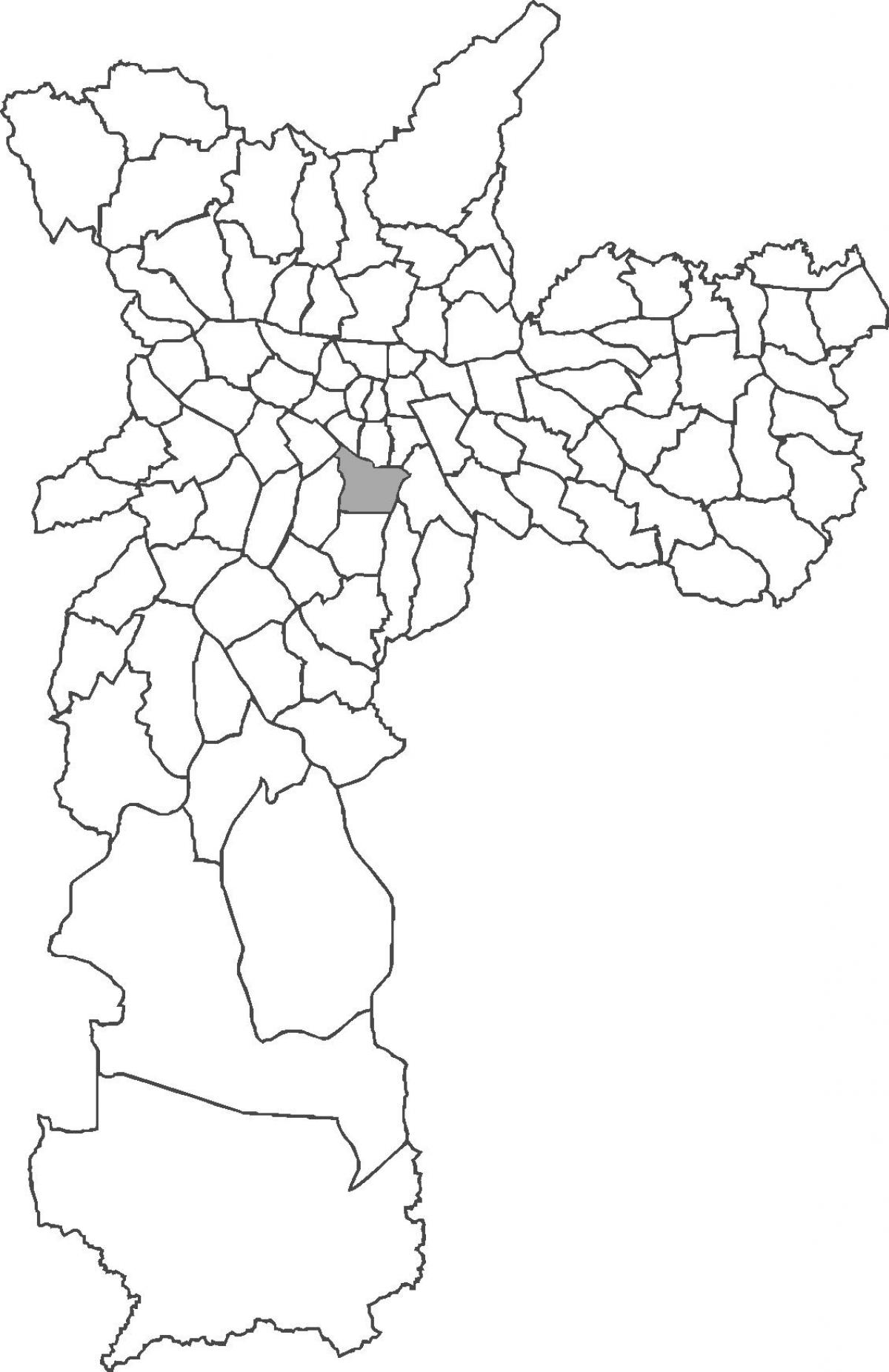 Mapa Vila Mariana okres