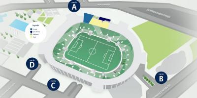 Mapa Allianz Parque - Úroveň 2