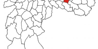 Mapa Aricanduva okres