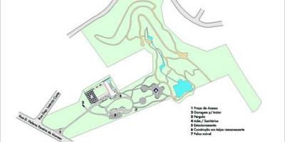 Mapa Burle Marx park