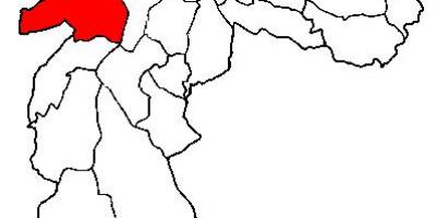 Mapa Butantã sub-prefektura São Paulo