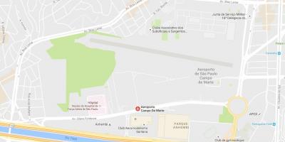 Mapa Campo de Marte letiště