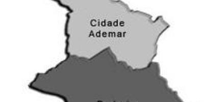 Mapa Cidade Ademar sub-prefektura