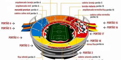 Mapa Cícero-Pompeu de Toledo stadium