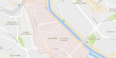 Mapa Jaguaré São Paulo