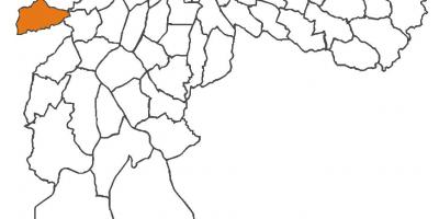Mapa Raposo Tavares okres
