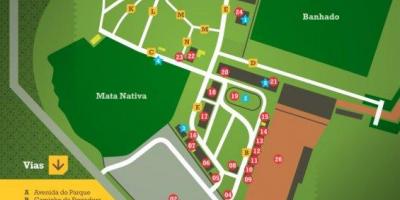 Mapa Rodeio São Paulo park