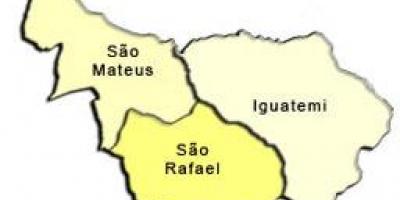 Mapa São Mateus sub-prefektura