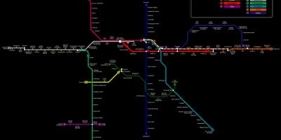 Mapa São Paulo metro, CPTM