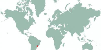 Mapa São Paulo ve světě