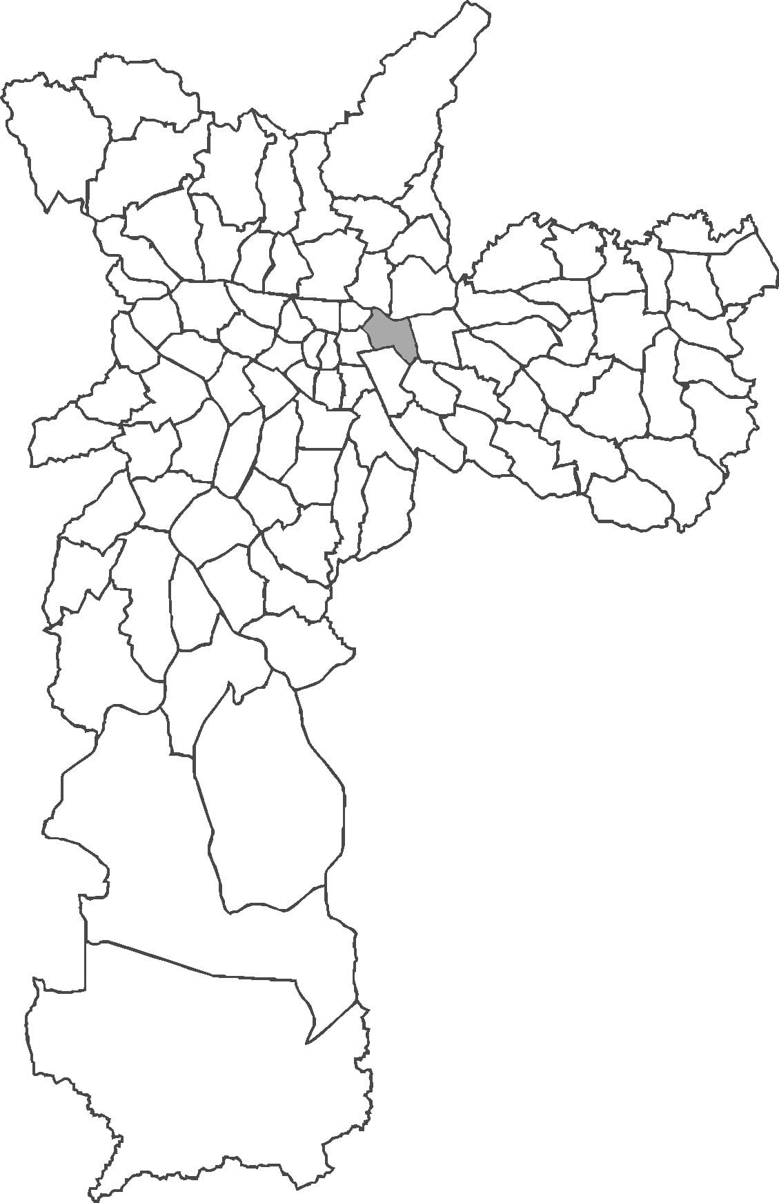 Mapa čtvrti Belém