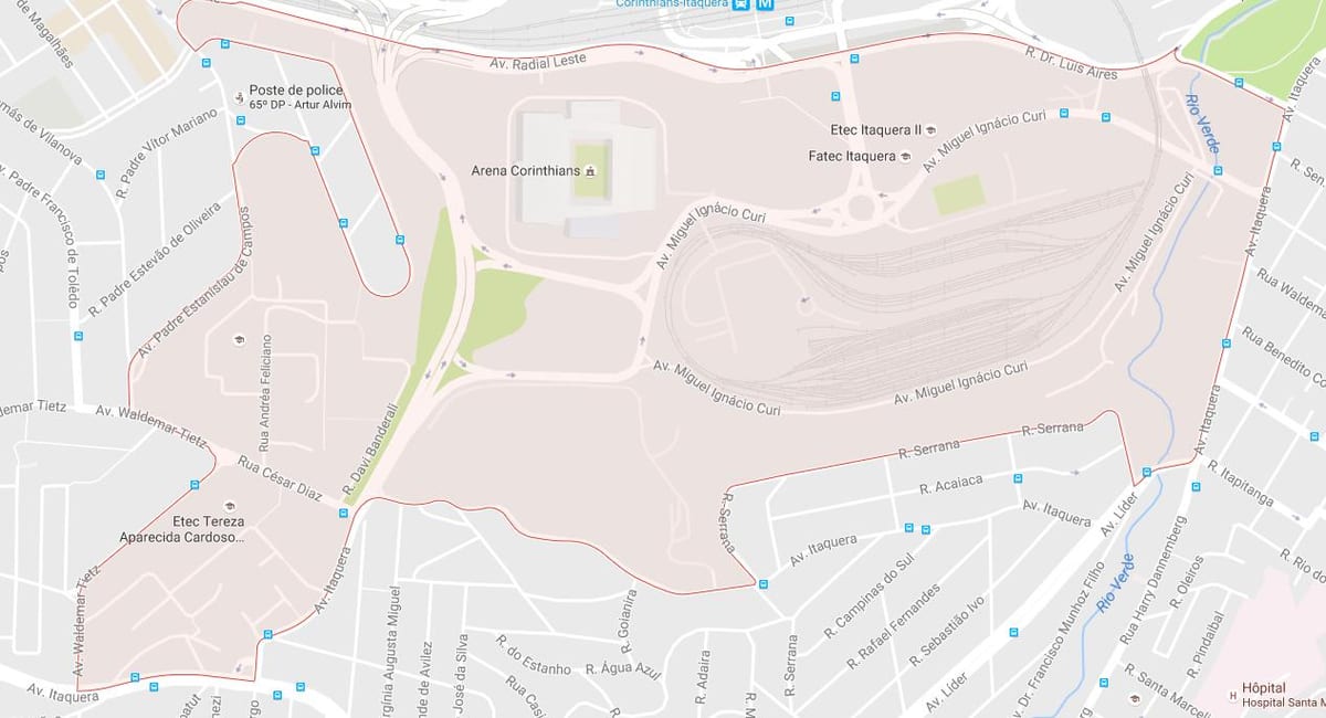 Mapa Artur Alvim São Paulo