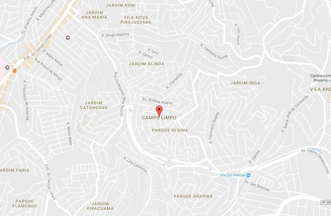 Mapa Campo Limpo São Paulo