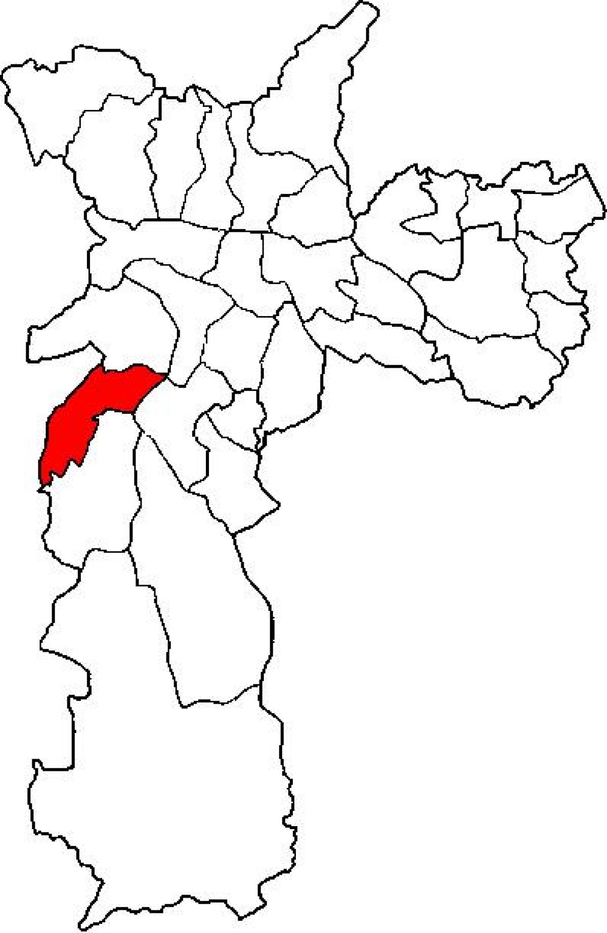 Mapa Campo Limpo sub-prefektura São Paulo
