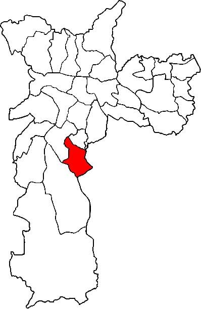 Mapa Cidade Ademar sub-prefektura São Paulo