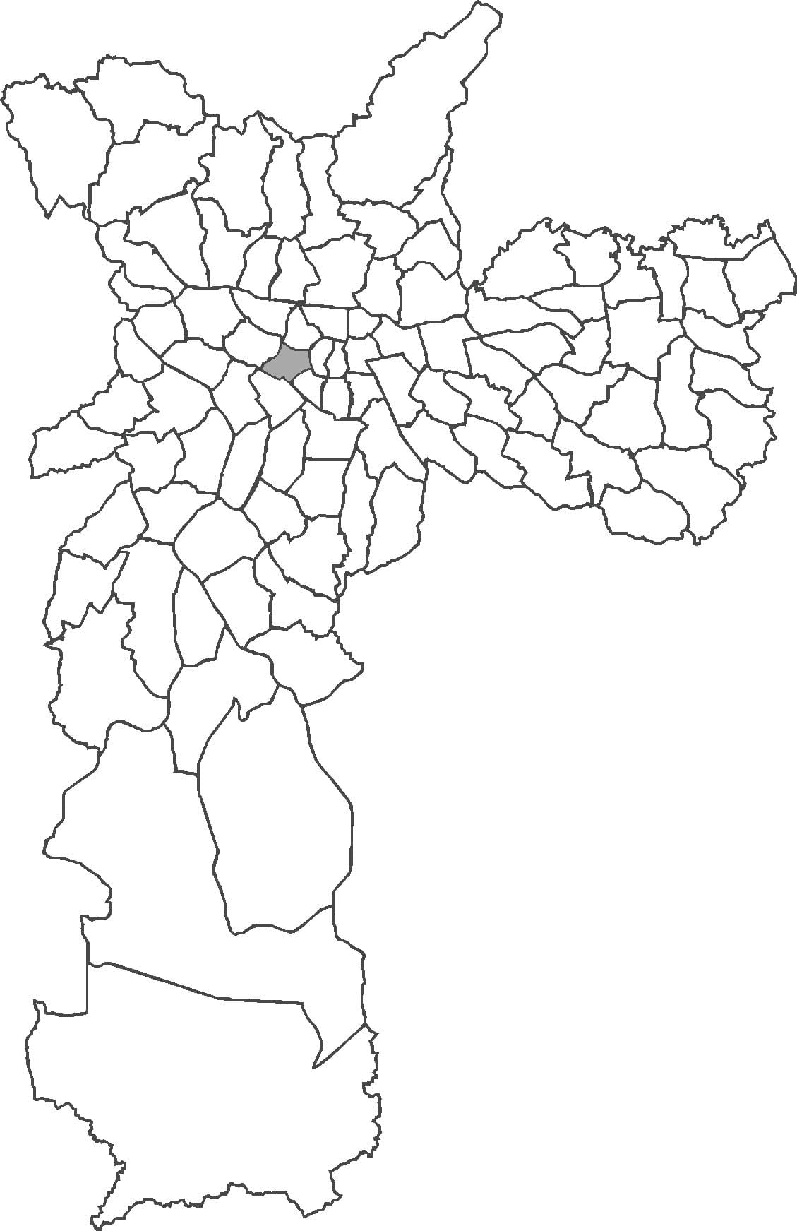 Mapa čtvrti Consolação