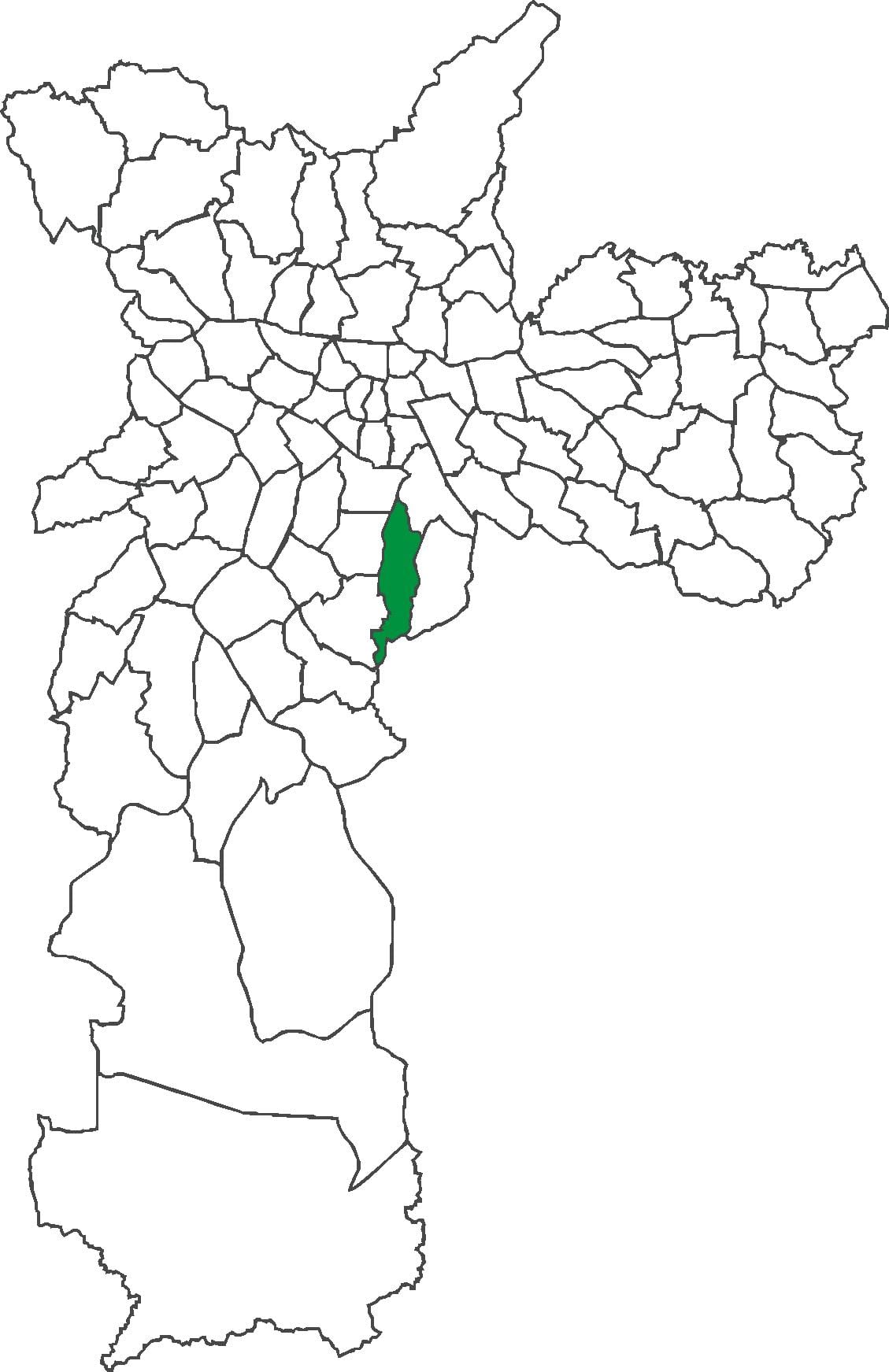 Mapa Cursino okres