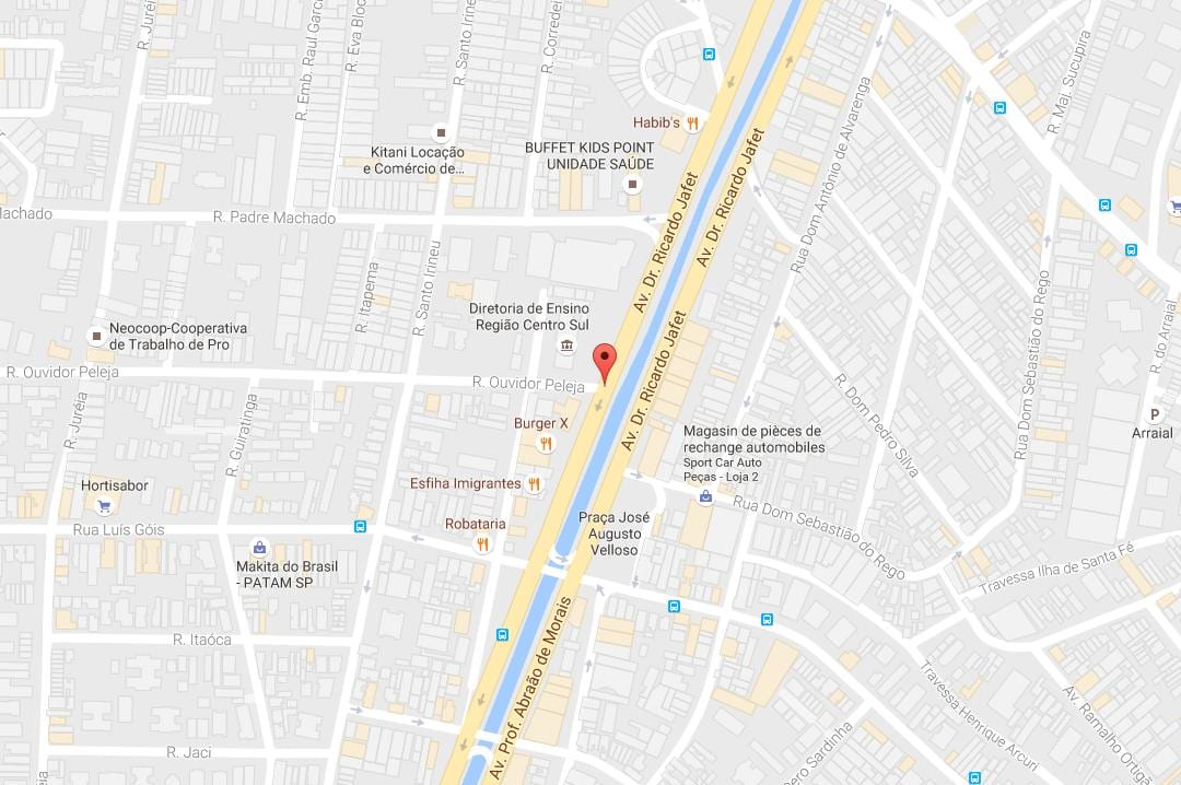Mapa Cursino São Paulo