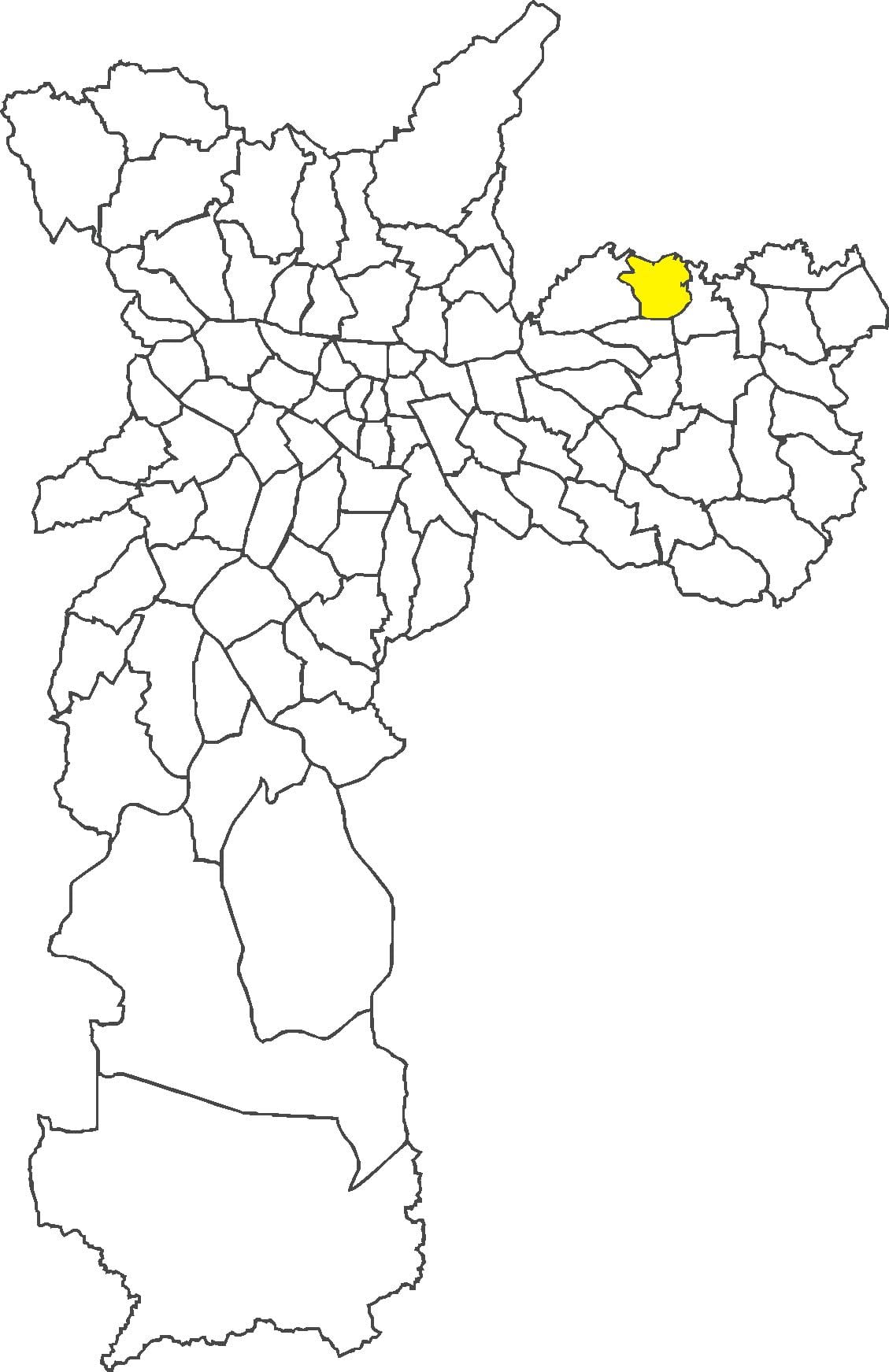 Mapa Ermelino Matarazzo okres