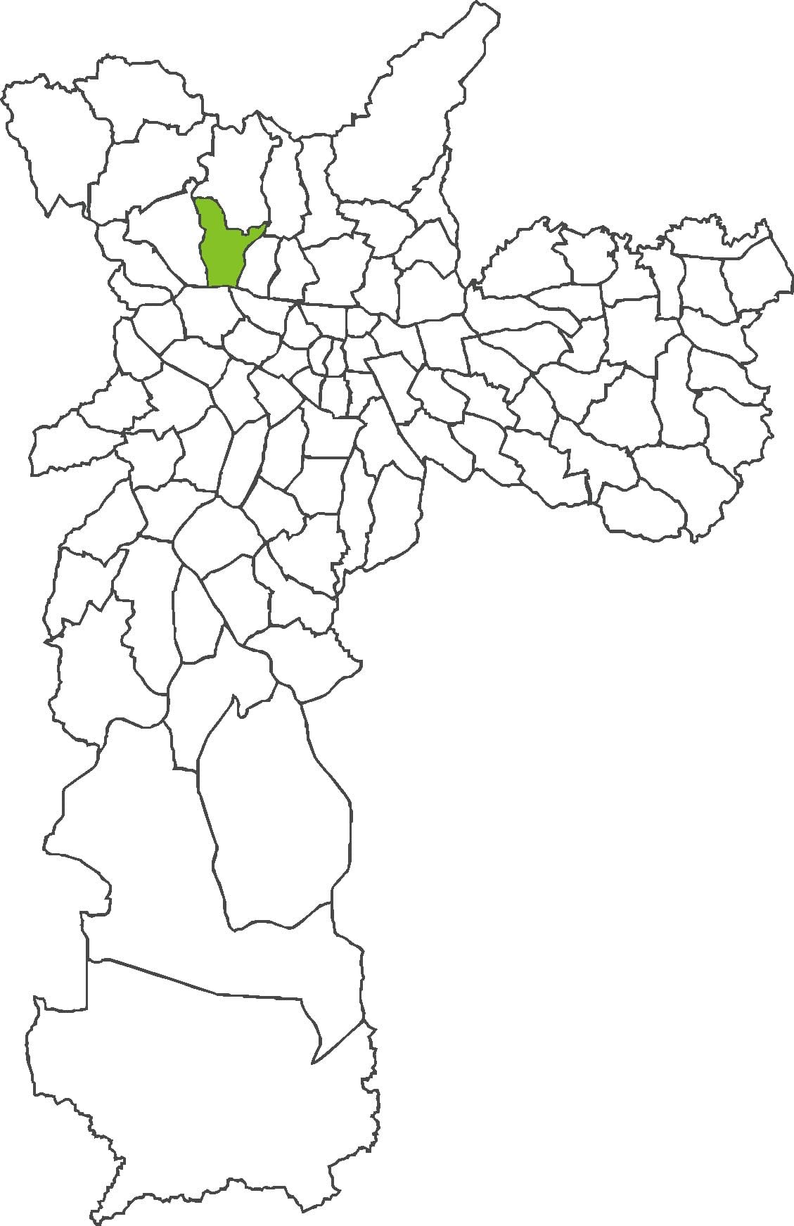 Mapa Freguesia dělat ¢ okres