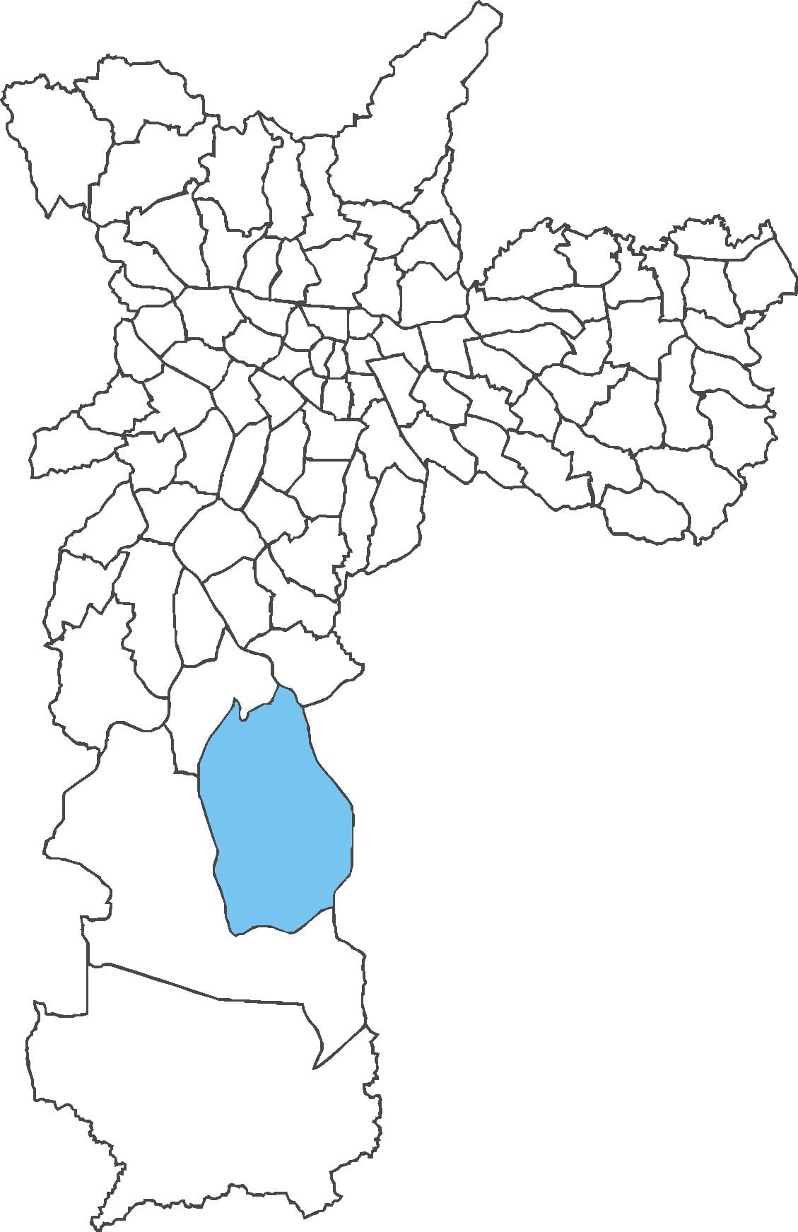 Mapa okres Grajaú