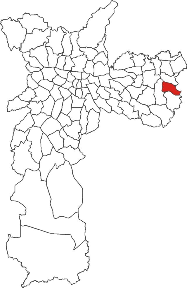Mapa Guaianases okres