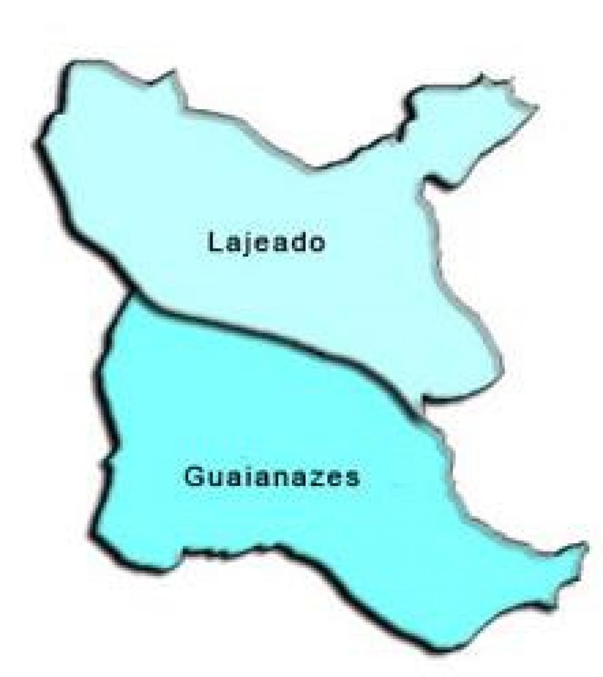 Mapa Guaianases sub-prefektura