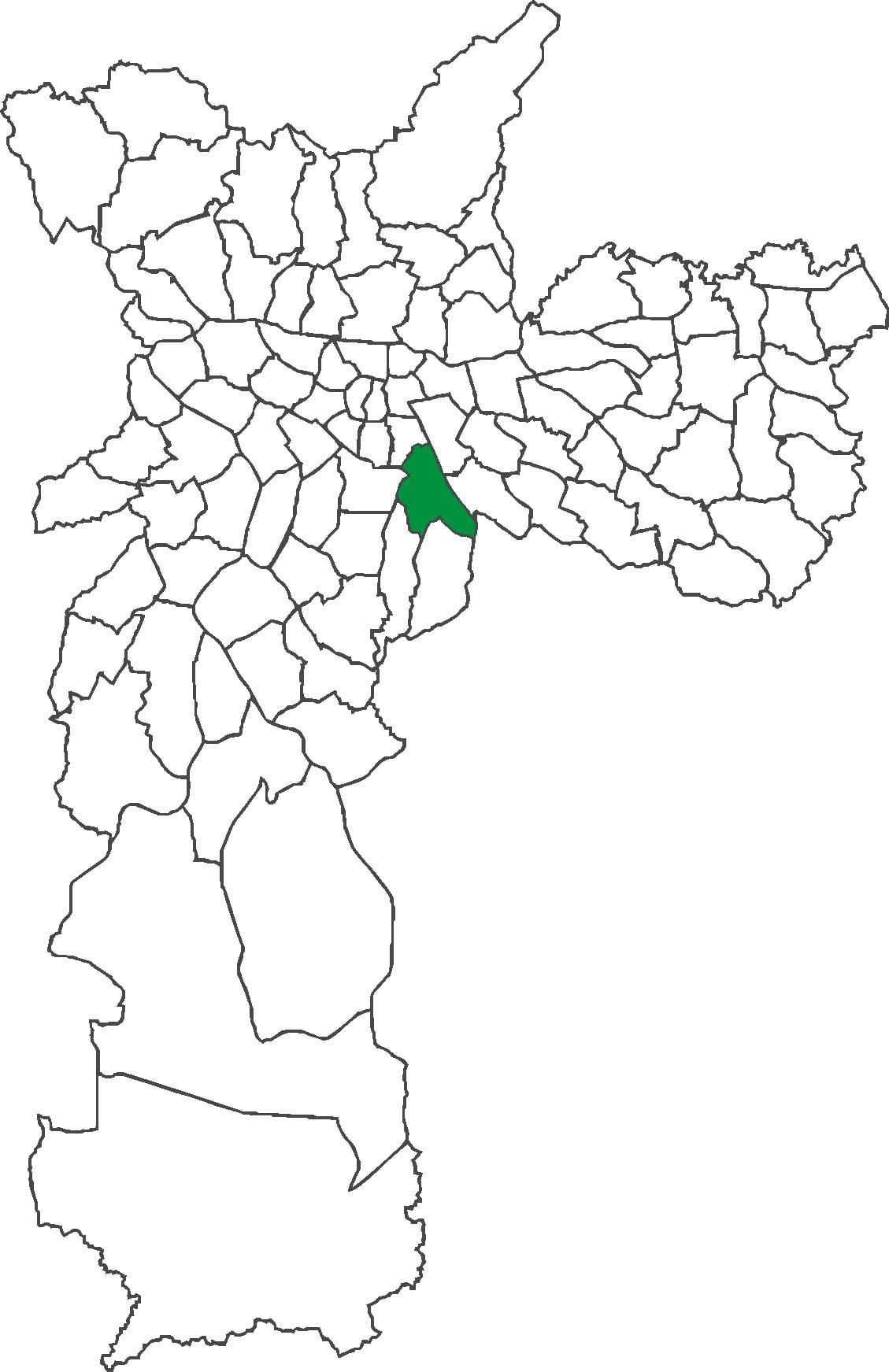 Mapa okres Ipiranga