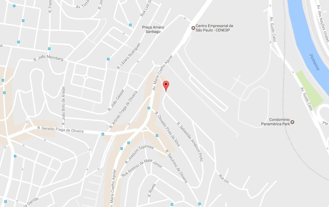 Mapa Jardim São Luís, São Paulo