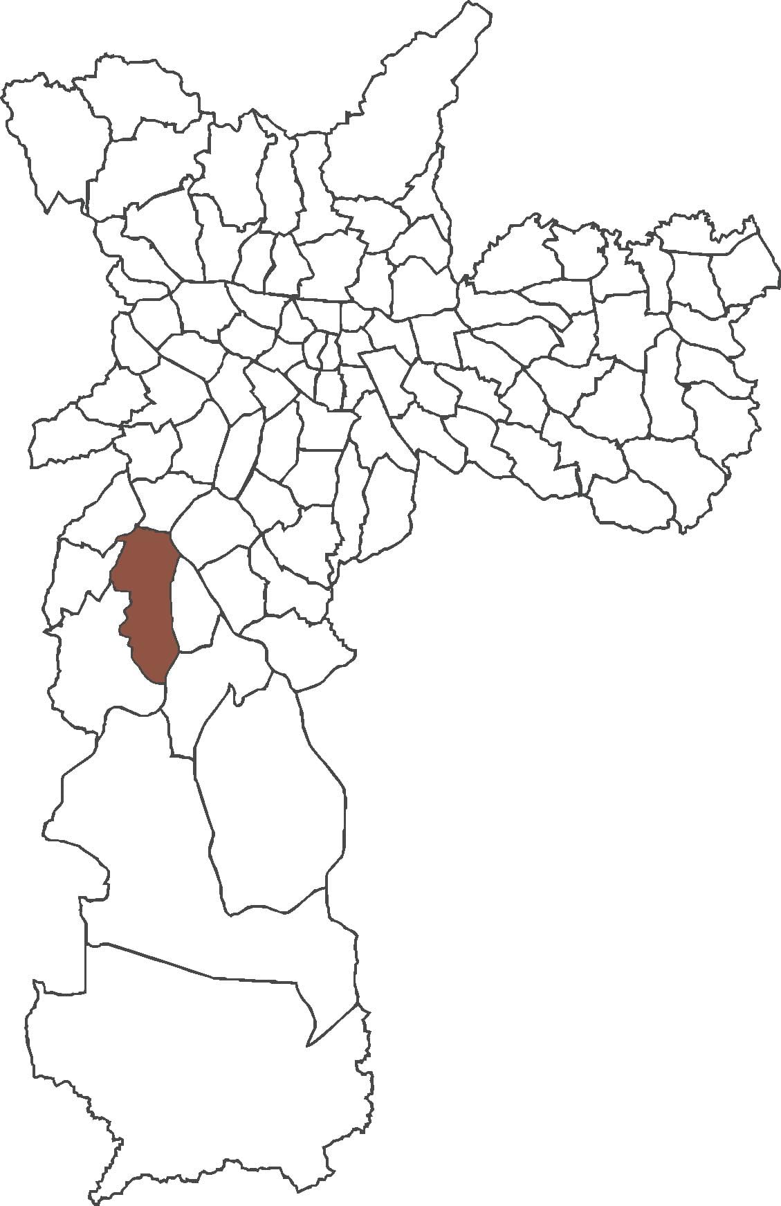 Mapa Jardim São Luís okres