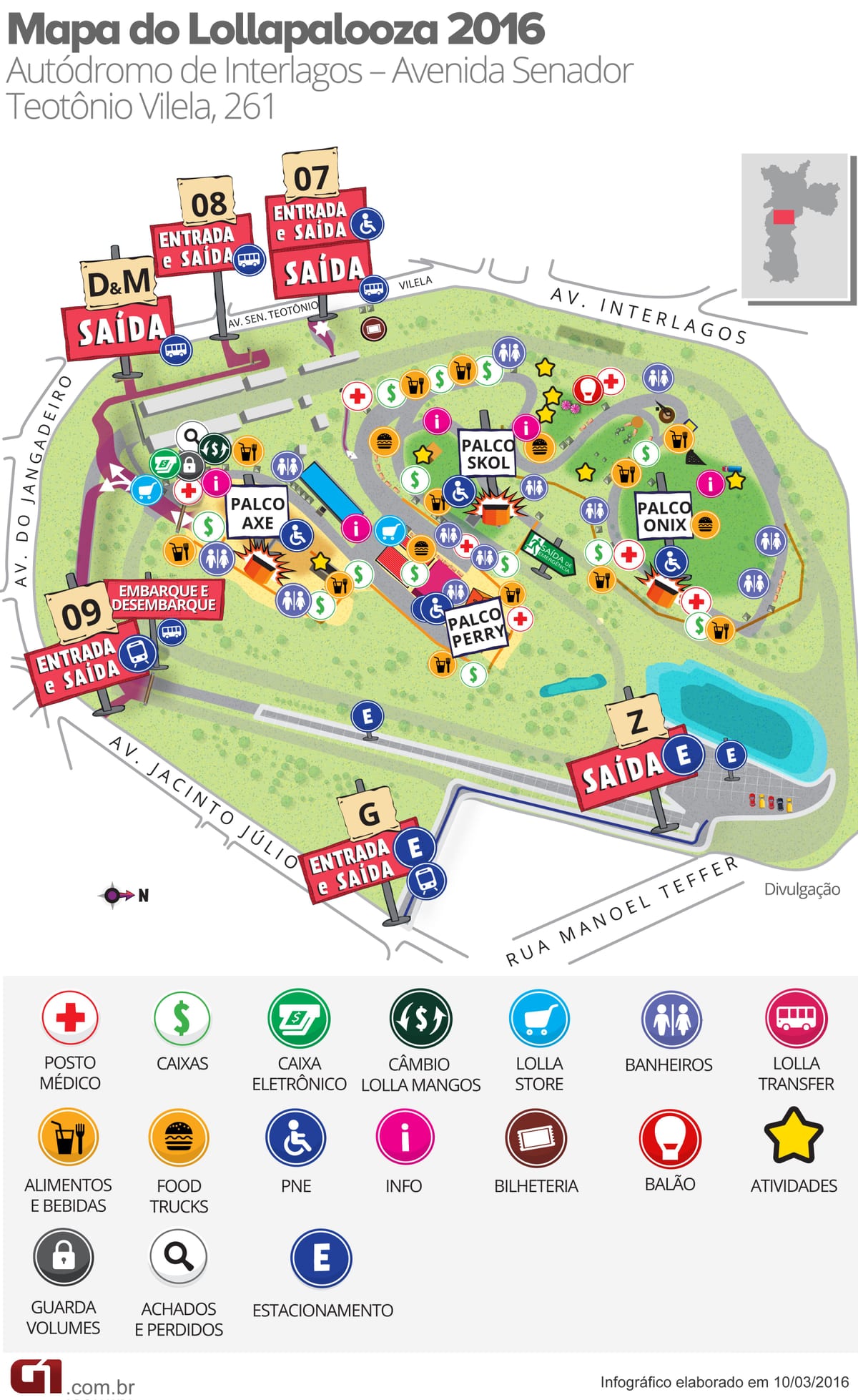 Mapa Okruhu Interlagos