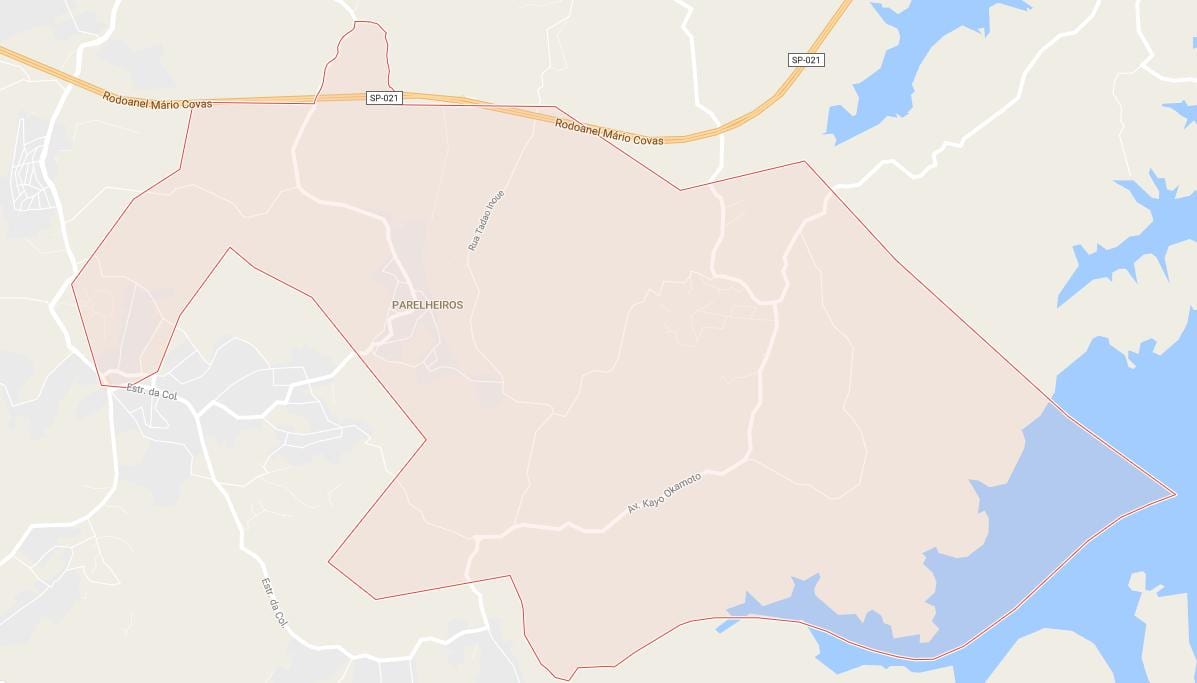 Mapa Parelheiros São Paulo