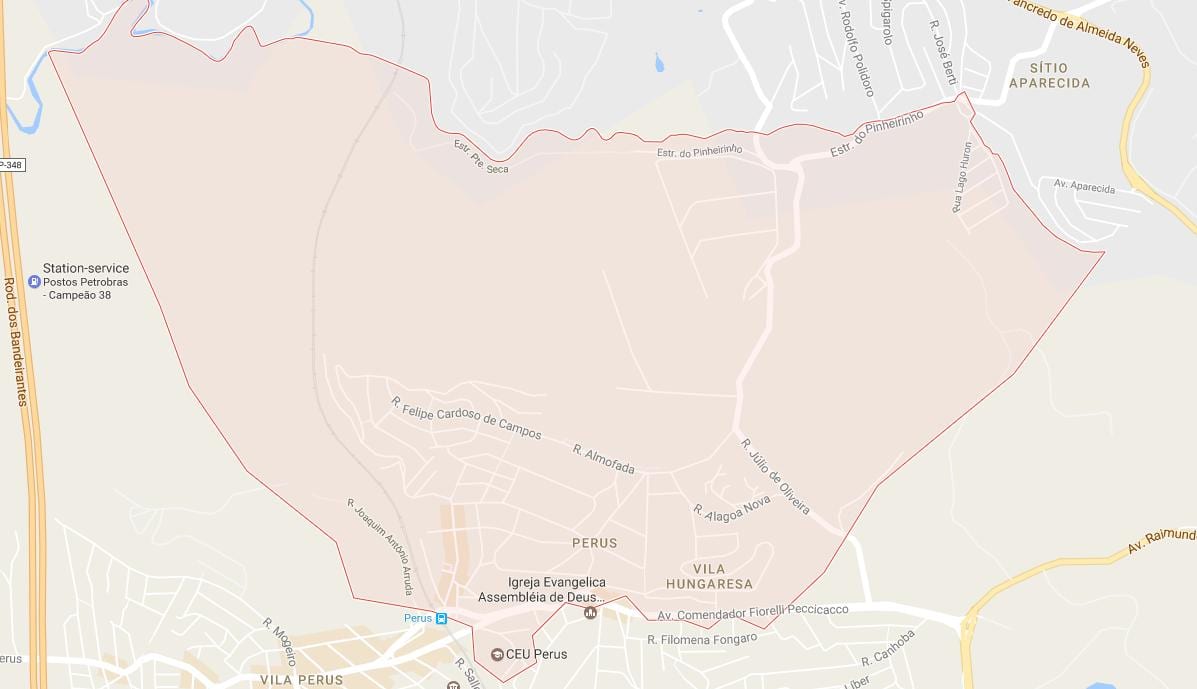 Mapa Peru São Paulo