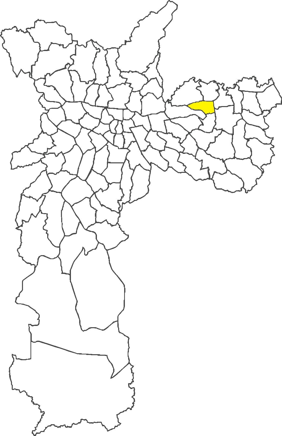 Mapa Ponte Rasa okres