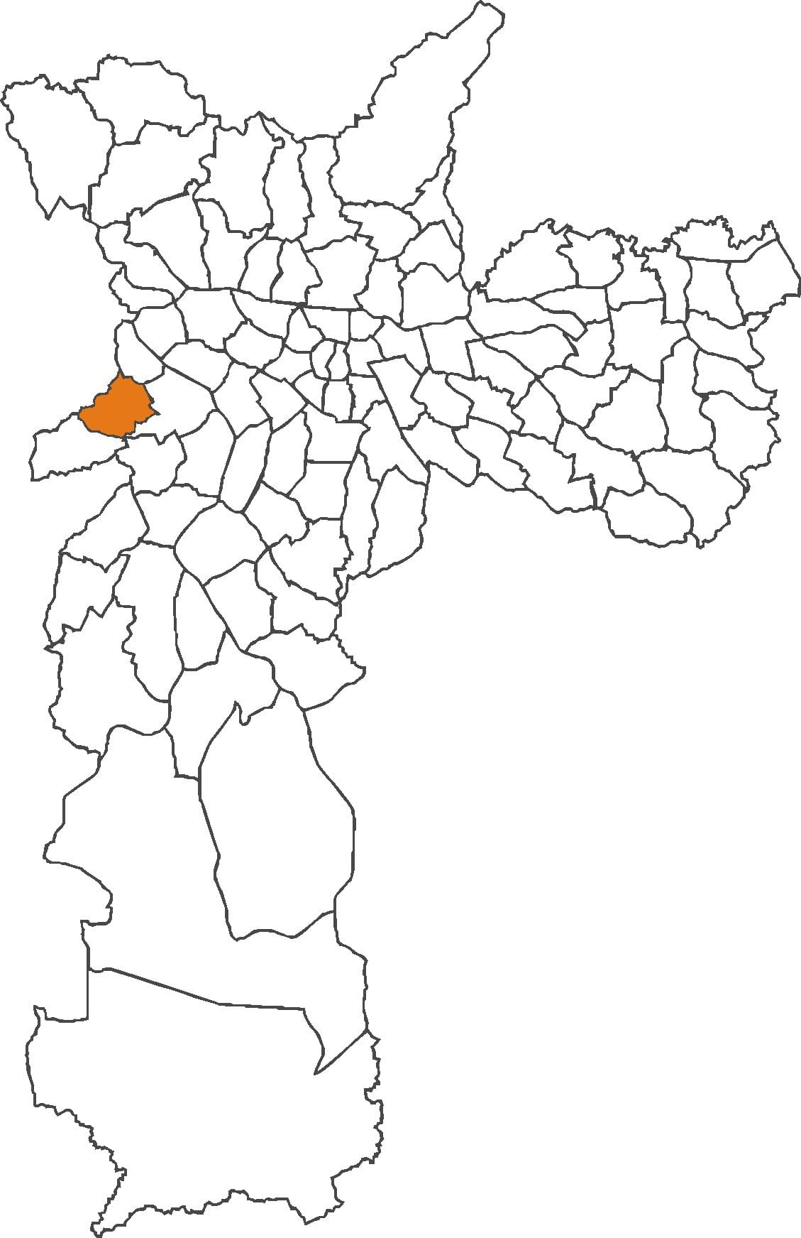 Mapa Rio Pequeno okres