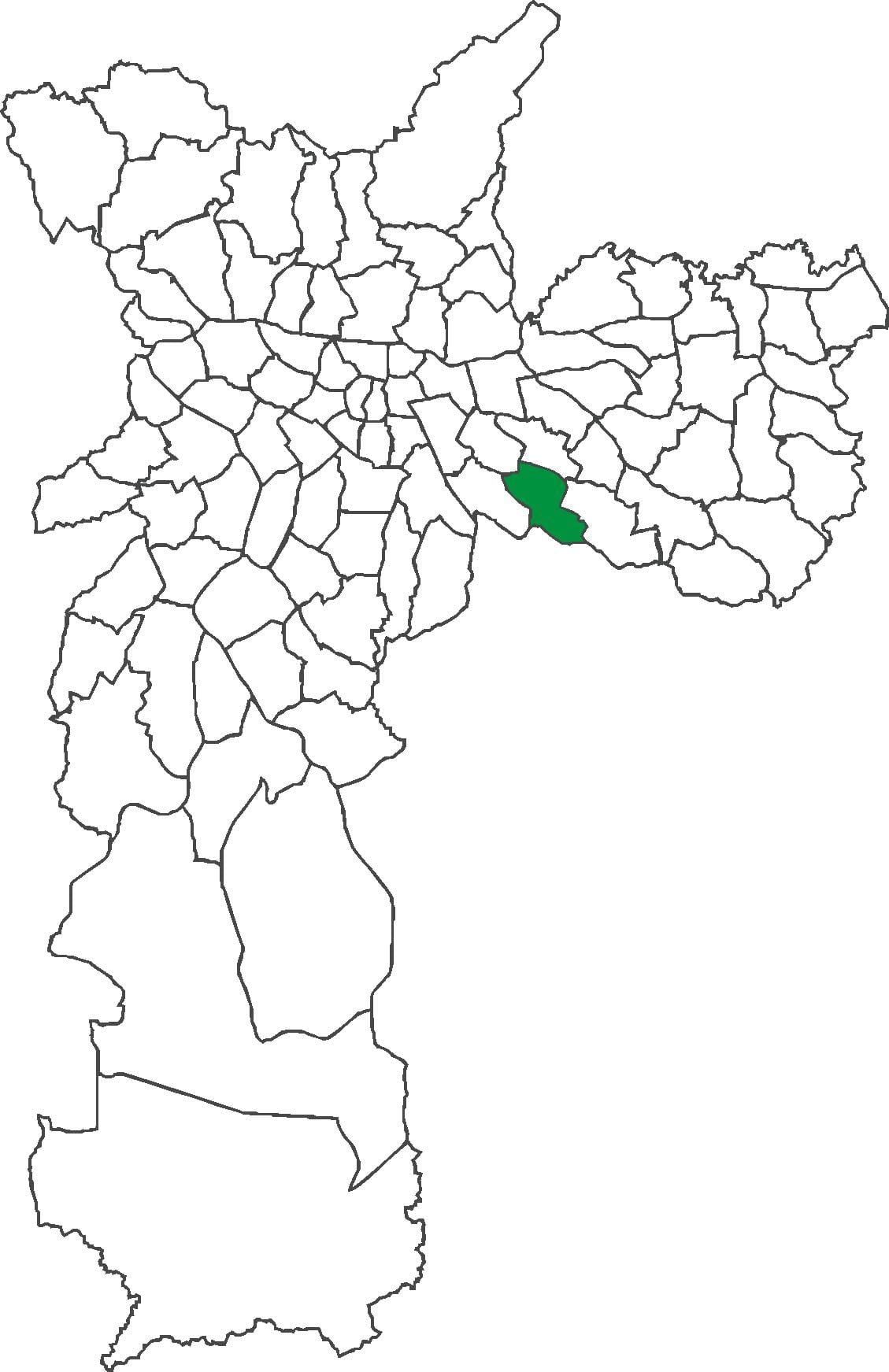 Mapa São Lucas okres