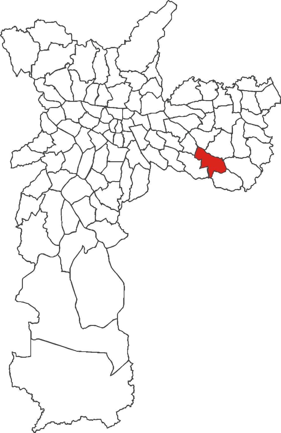 Mapa São Mateus okres