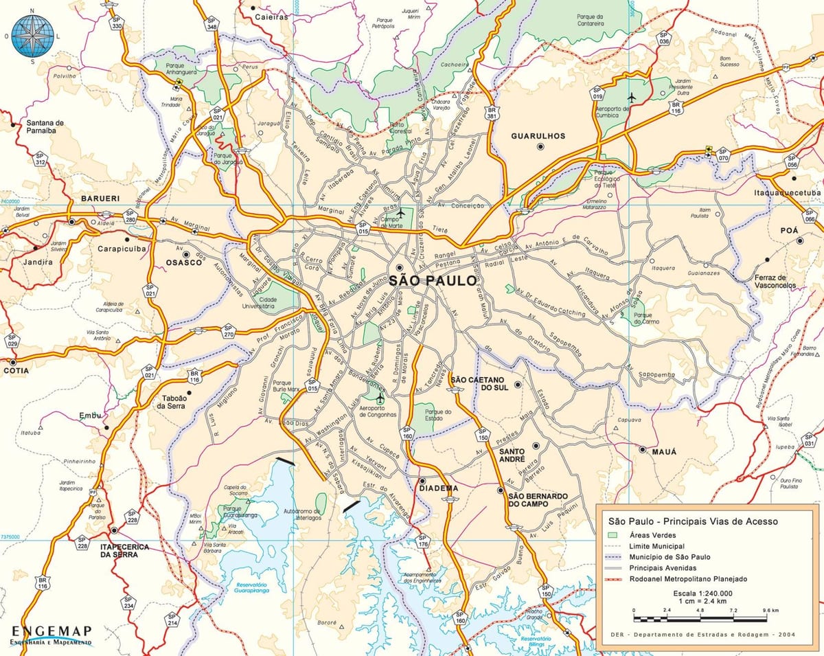 Mapa São Paulo